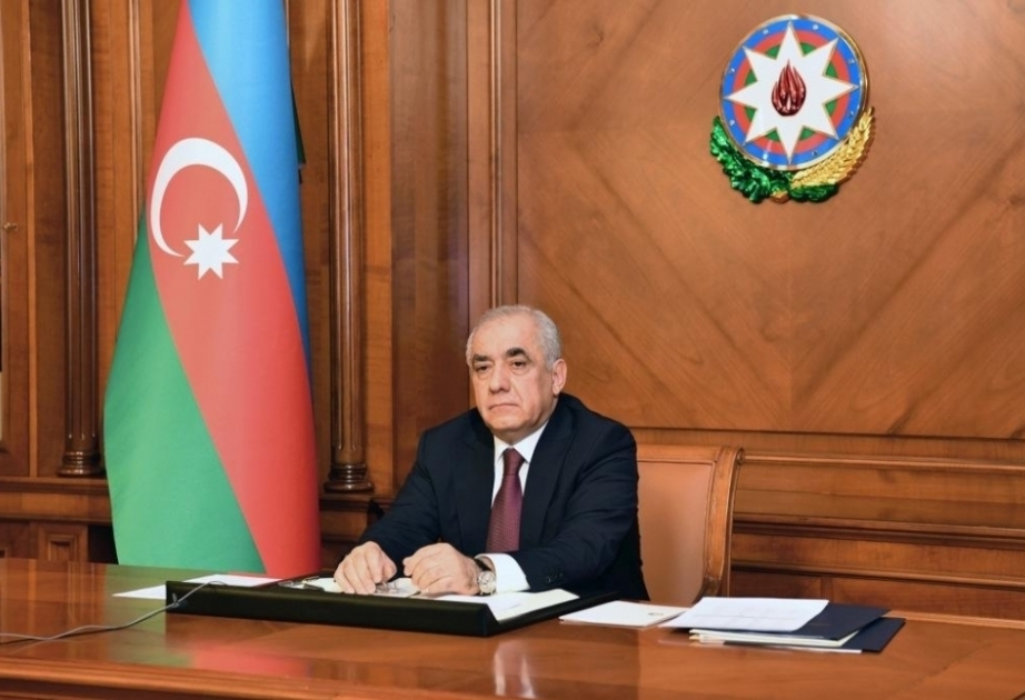 Azerbaijani PM congratulates Russian counterpart