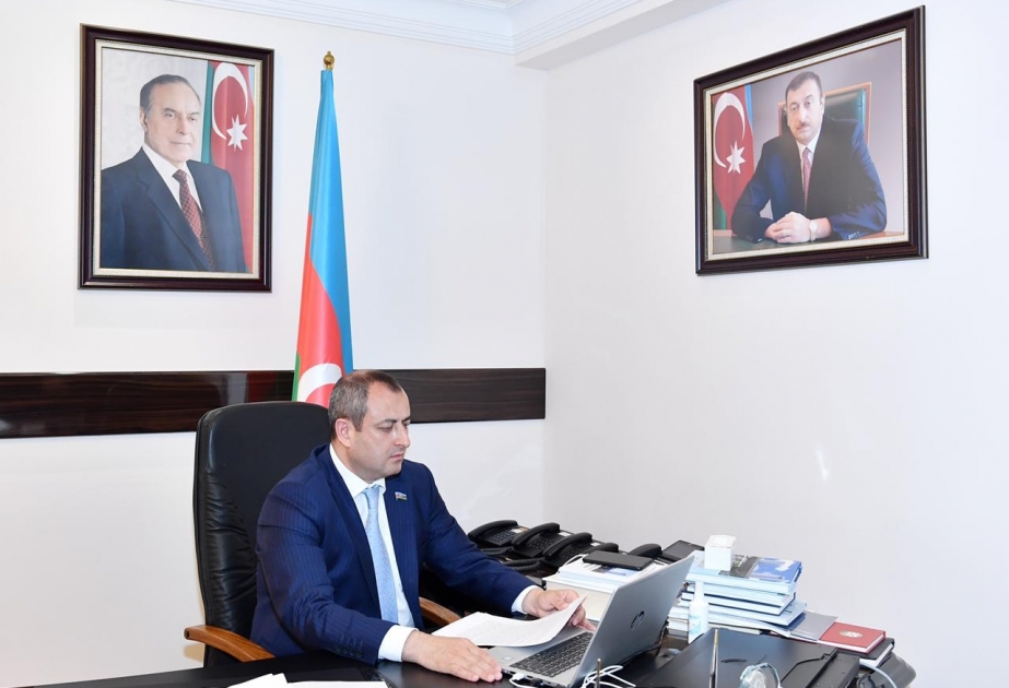 Azərbaycan və Qazaxıstan parlamentlərarası dostluq qruplarının onlayn görüşü keçirilib