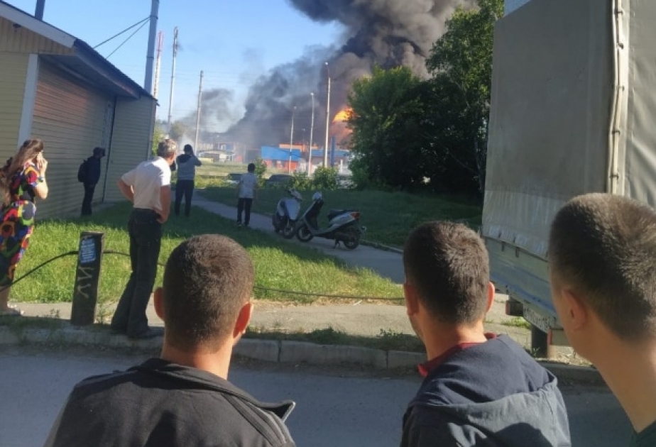 Novosibirskdə yanacaqdoldurma məntəqəsində baş vermiş yanğın nəticəsində 16 nəfər xəsarət alıb