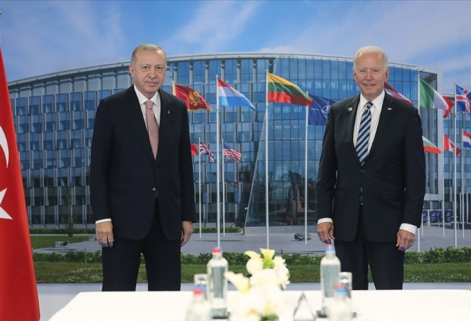 Brüsseldə Türkiyə və ABŞ prezidentləri arasında görüş keçirilib