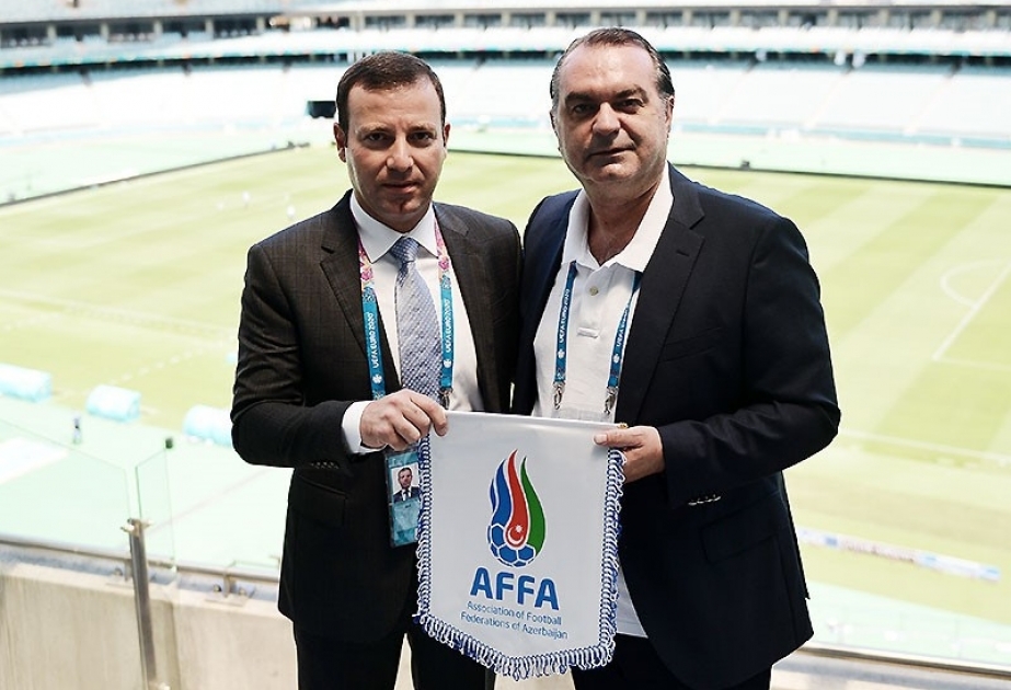 AFFA-nın icraçı vitse-prezidenti Türkiyə Futbol Federasiyasının baş katibi ilə görüşüb