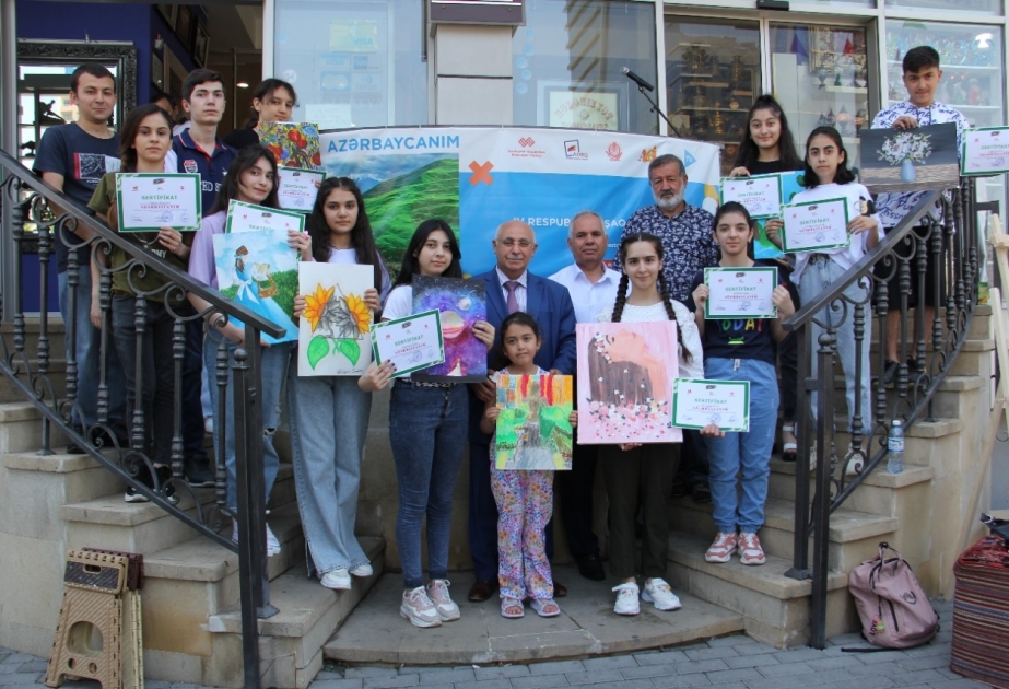 “Azərbaycanım” IV respublika uşaq rəsm festivalı çərçivəsində növbəti plener keçirilib