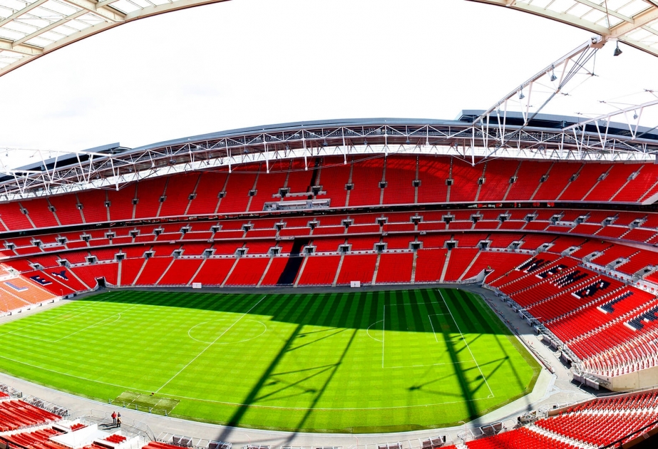 Im Londoner Wembley-Stadion dürfen rund 40.000 Zuschauer dabei sein