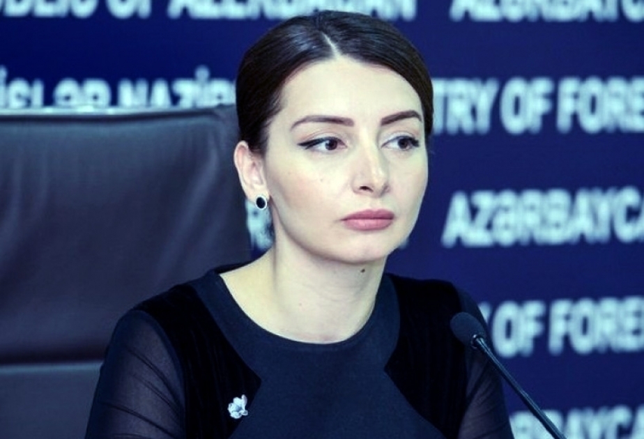 Лейла Абдуллаева: Рекомендуем МИД Армении предпринять шаги по реализации трехсторонних совместных заявлений