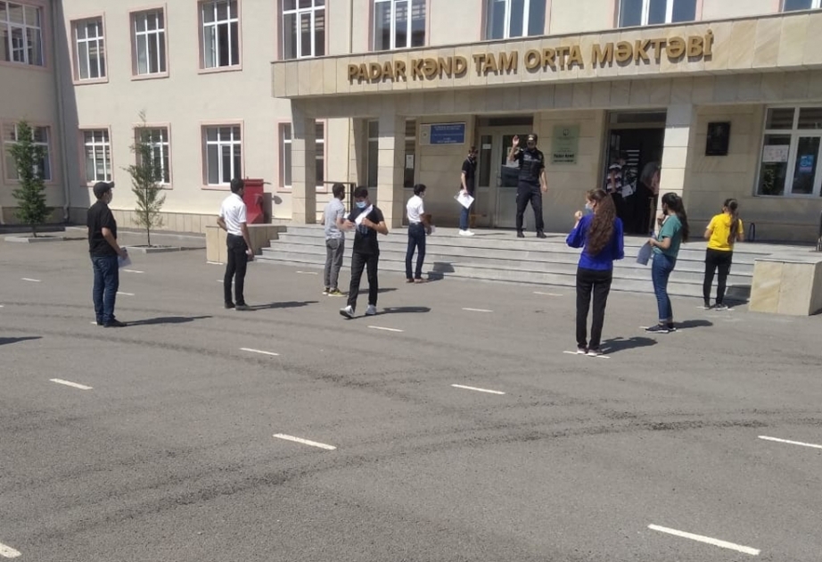 Oğuzda ümumi orta təhsil səviyyəsi üzrə buraxılış imtahanları 3 mərkəzdə aparılıb