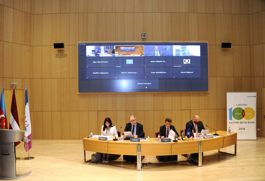 ADA Universitetində “Azərbaycanın Avratlantik məkanın sülh və təhlükəsizliyə töhfəsi” mövzusunda konfrans keçirilir