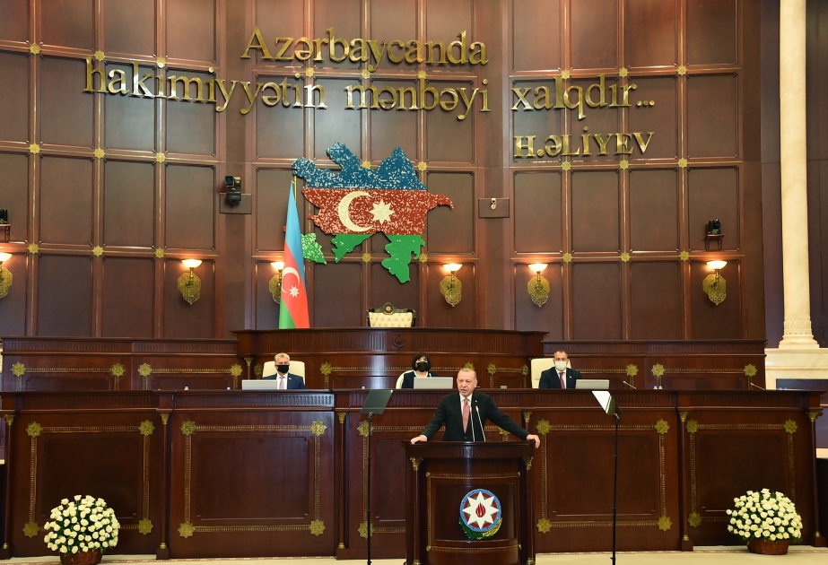 Le Milli Medjlis a tenu une séance spéciale Le président turc Recep Tayyip Erdogan est intervenu lors de la séance