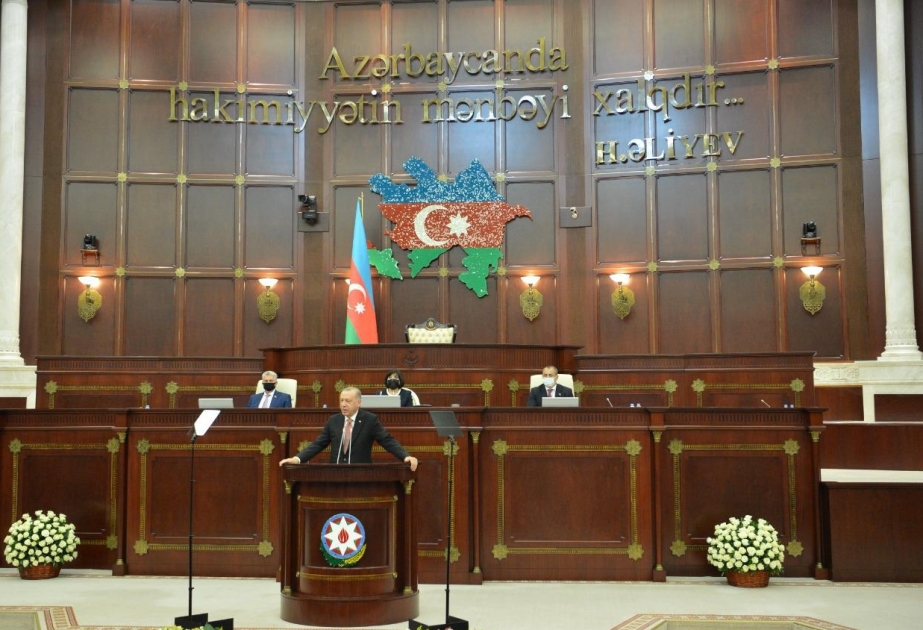 Türkiyə Prezidenti Rəcəb Tayyib Ərdoğan Milli Məclisdə çıxış edib YENİLƏNİB VİDEO