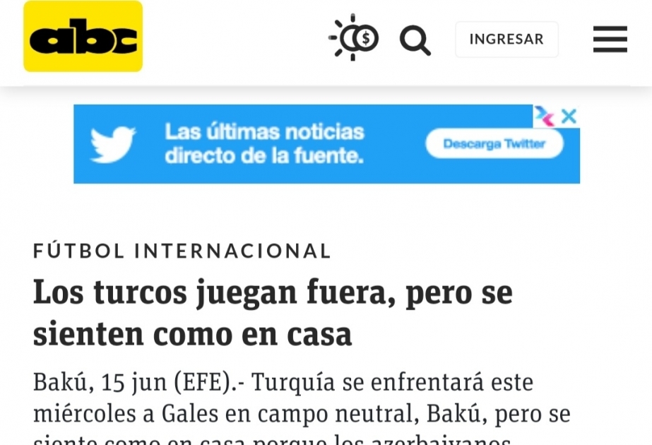 Prensa en español: 