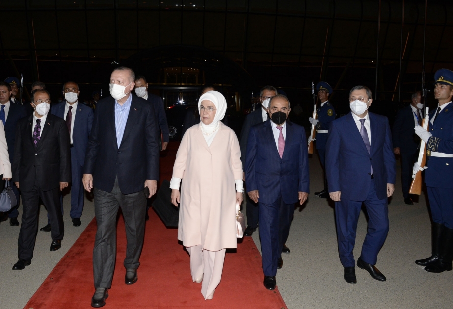 Turkish President Recep Tayyip Erdogan completes official visit to Azerbaijan