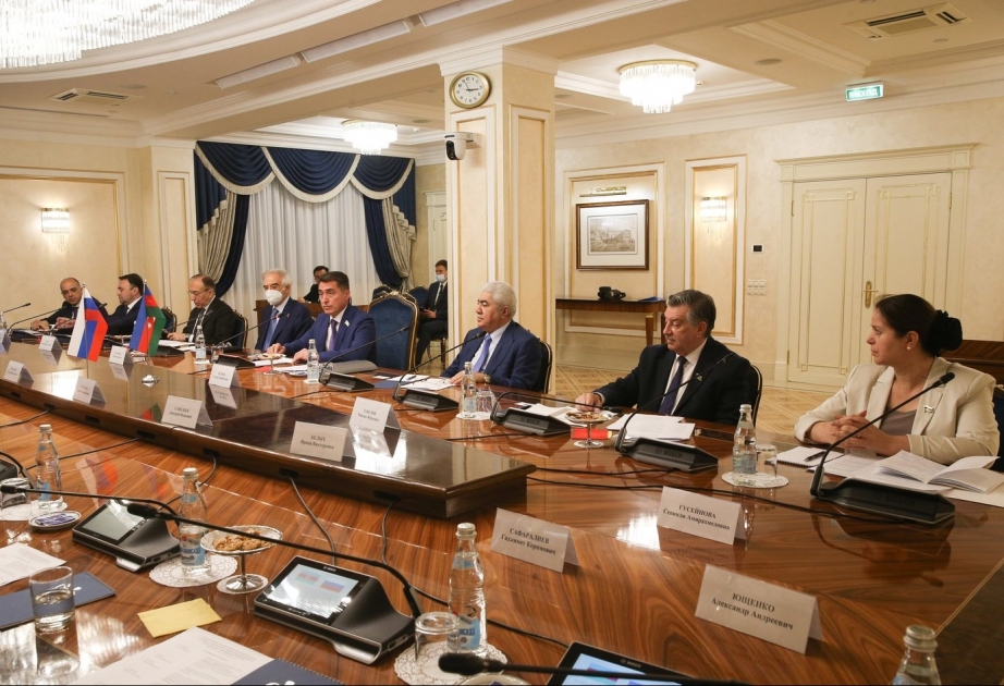 Moskvada Azərbaycan Milli Məclisinin və Rusiya Federal Şurasının parlamentlərarası komissiyasının iclası keçirilib