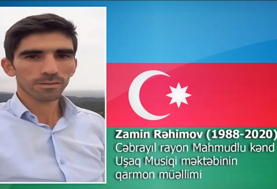 “Səhnədən səngərə” layihəsinin növbəti buraxılışı şəhid Zamin Rəhimov haqqındadır