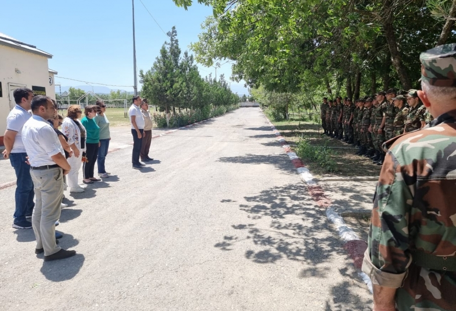 FHN işçilərinin həmkarlar ittifaqı N saylı hərbi hissədə görüş keçirib