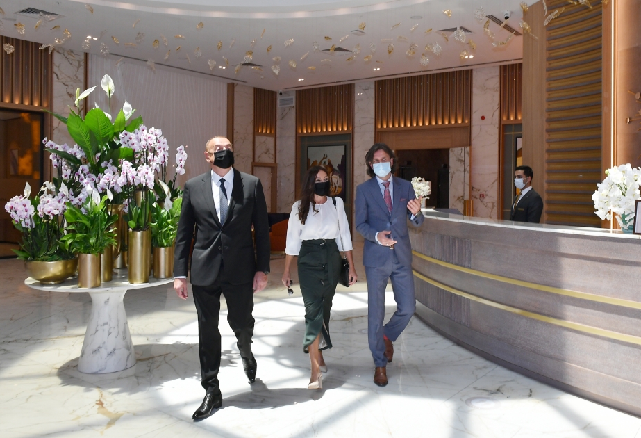 Le président Ilham Aliyev participe à l’inauguration de l’hôtel InterContinental VIDEO