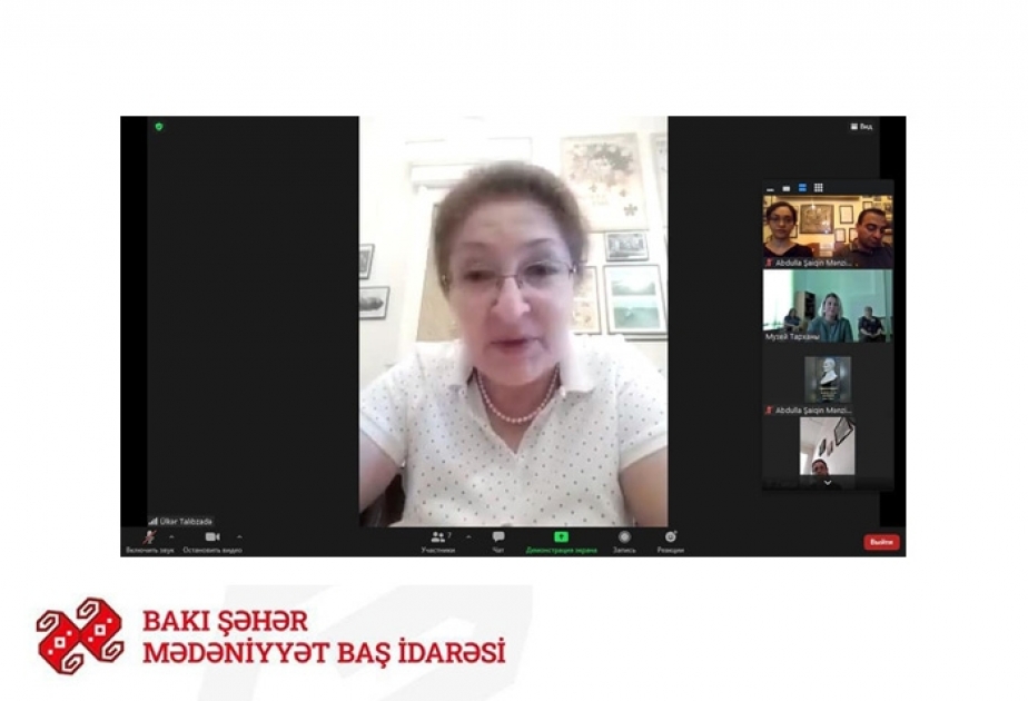 Abdulla Şaiqin mənzil-muzeyi “Tarxanı” Dövlət Lermontov Qoruq-Muzeyi ilə birgə videokonfrans keçirib