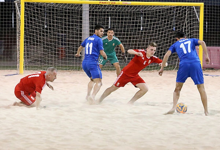 Çimərlik futbolu üzrə Azərbaycan millisi Ukrayna yığmasına məğlub olub