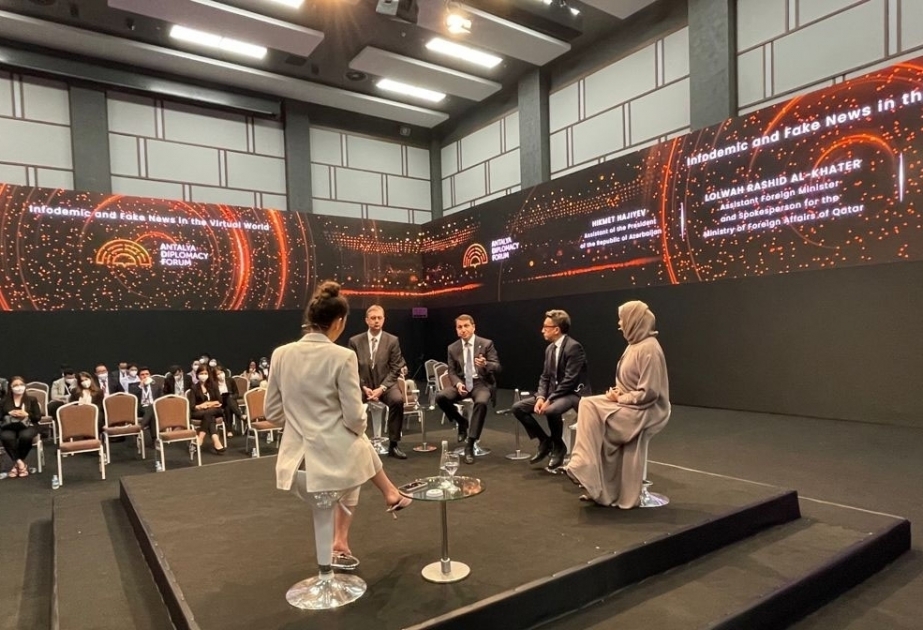 El asistente del Presidente de Azerbaiyán intervino en el panel del Foro Diplomático de Antalya