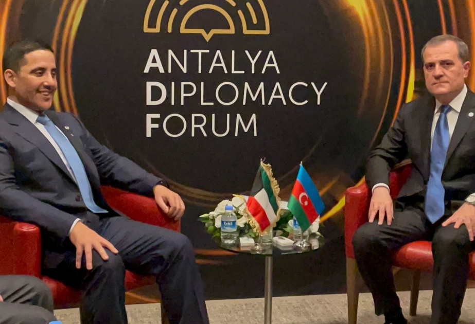 Azərbaycanın xarici işlər naziri Antalyada küveytli həmkarı ilə görüşüb