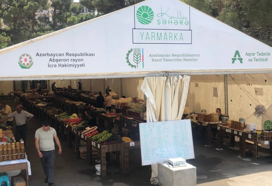Xırdalanda “Kənddən şəhərə” həftəsonu yarmarkası açılıb
