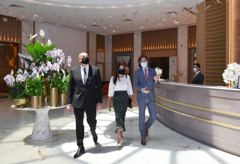 伊利哈姆·阿利耶夫总统出席巴库Intercontinental 酒店开业典礼