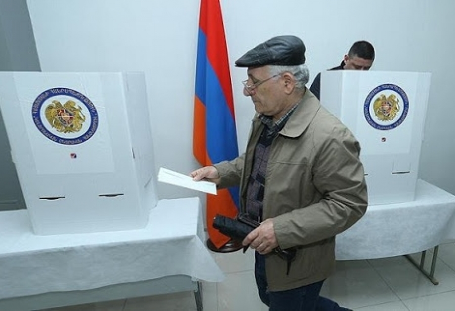 Ermənistanda seçki məntəqələrində səslərin sayılması 100 faiz yekunlaşıb