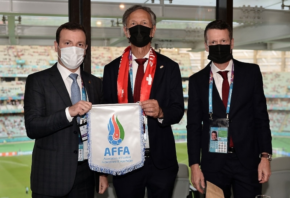 Vicepresidente ejecutivo de AFFA se reunió con el presidente de la Federación Suiza de Fútbol