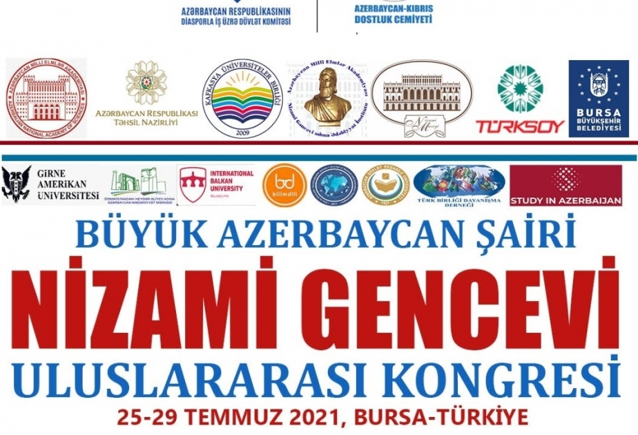 Türkiyədə Nizami Gəncəviyə həsr olunmuş beynəlxalq konqres keçiriləcək