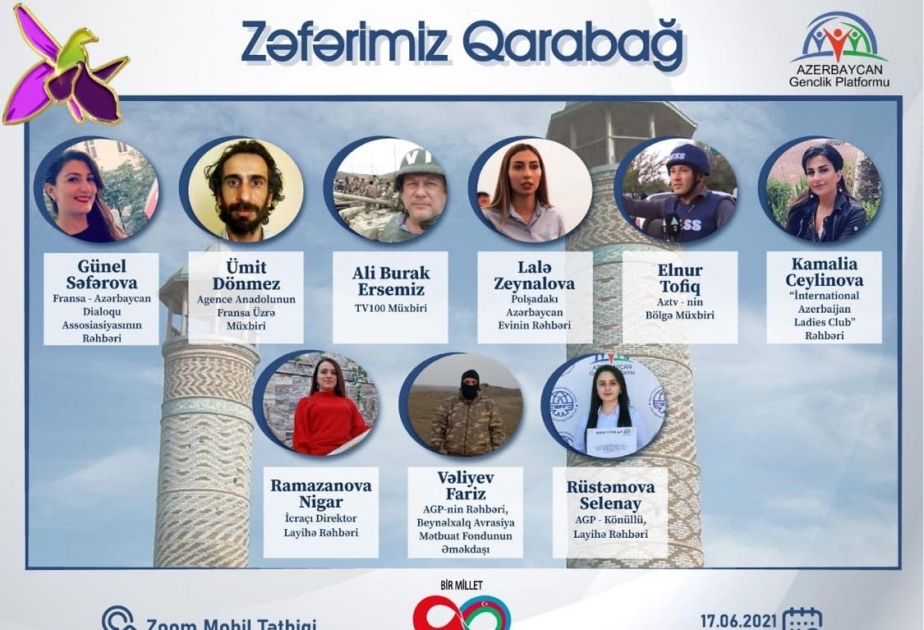 “Zəfərim Qarabağ” mövzusunda videokonfrans keçirilib