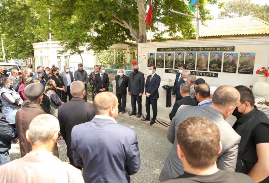 Goranboy rayonunun Faxralı kəndində Şəhidlər bulağı istifadəyə verilib
