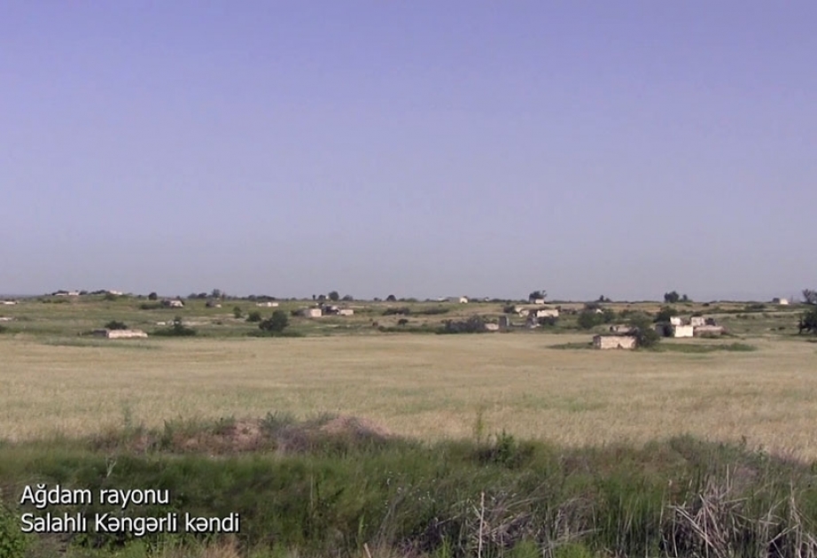 Defense Ministry releases video footages of Salahli Kangarli village, Aghdam district VIDEO