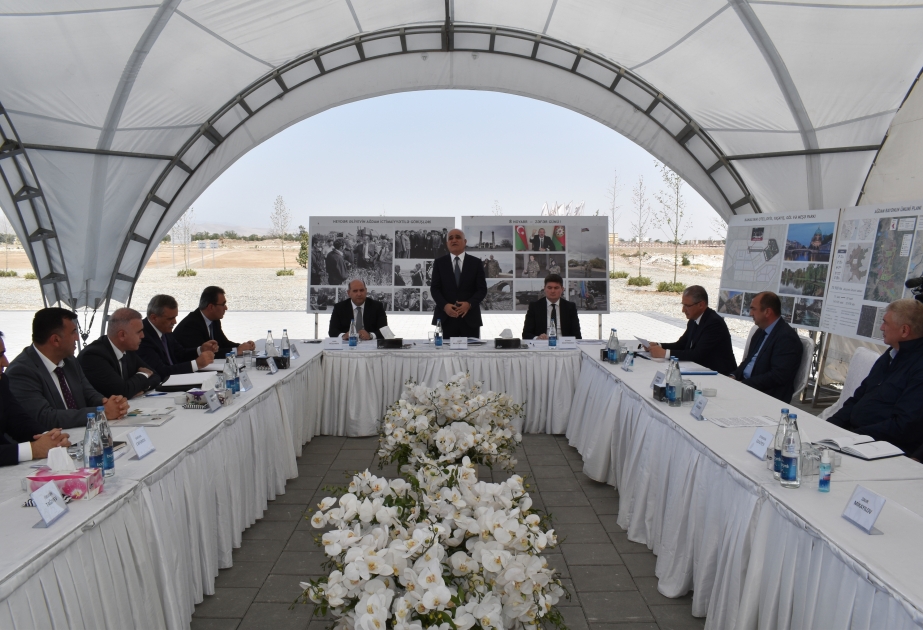Ağdamın işğaldan azad olunmuş ərazilərində su ehtiyatlarının qiymətləndirilməsi ilə əlaqədar iclas keçirilib VİDEO
