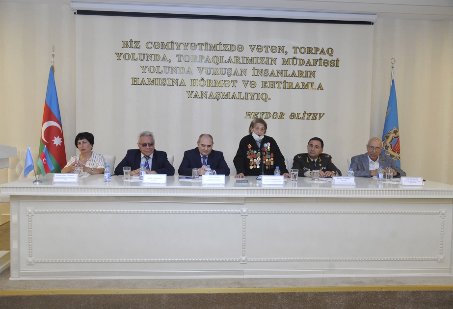 Müharibə, Əmək və Silahlı Qüvvələr Veteranları Təşkilatında Şuşa Bəyannaməsi ilə bağlı konfrans keçirilib