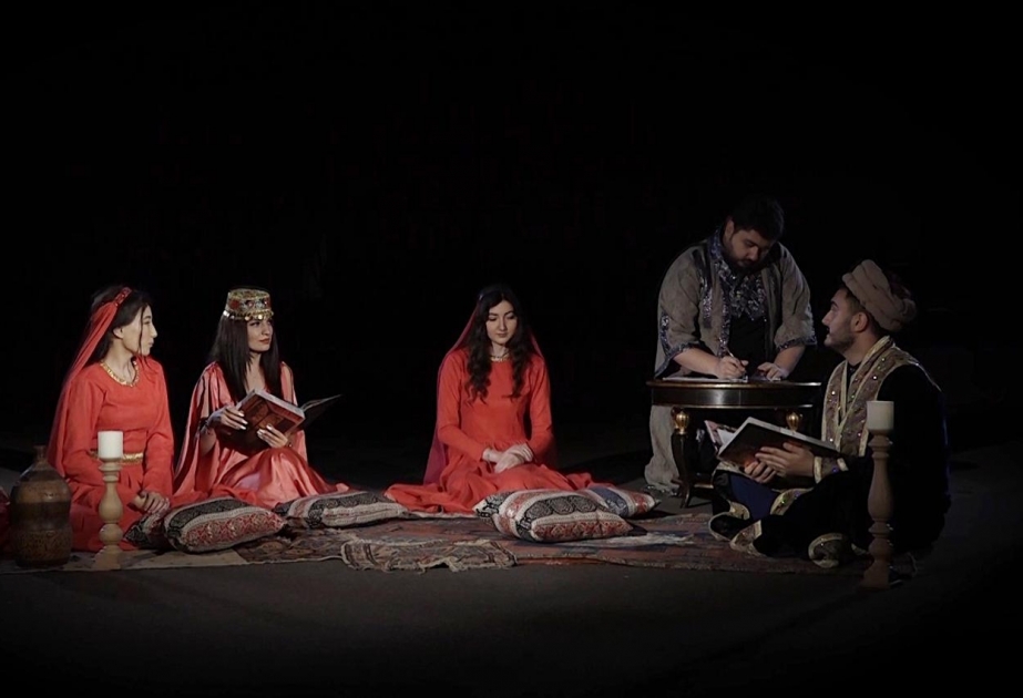 Bədən Tərbiyəsi və İdman Akademiyasının tələbələri Nizami Gəncəvinin əsərlərindən ibarət kompozisiya hazırlayıblar