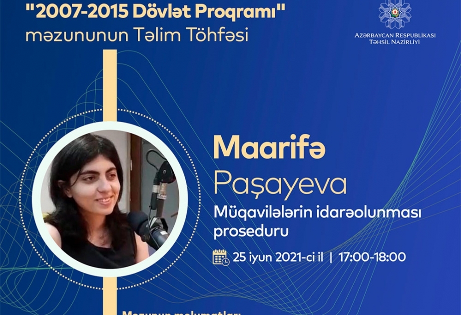 Təhsil Nazirliyi: Müqavilələrin idarəolunması proseduru mövzusuna həsr olunan təlim keçiriləcək
