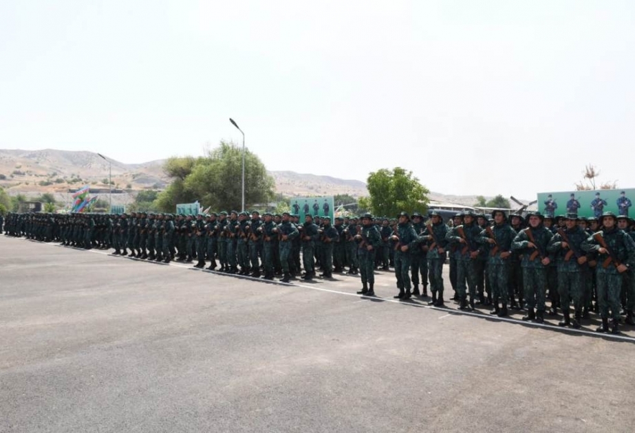 Qubadlı rayonu ərazisində Dövlət Sərhəd Xidmətinin yeni hərbi hissəsi istifadəyə verilib
