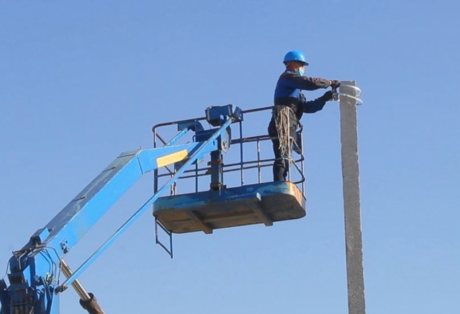 Azərbaycanın şimal bölgəsinin enerji şəbəkəsi yenidən qurulur