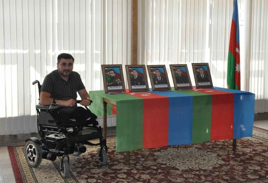 Mingəçevir Dövlət Universitetinin qazi məzunu Abdulla Abdullayevlə görüş keçirilib