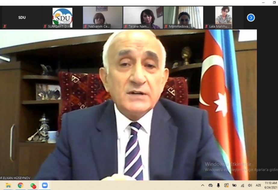Elmi-praktik konfrans: Elmin və təhsilin inkişafında Azərbaycan Dövlət Pedaqoji Universitetinin rolu