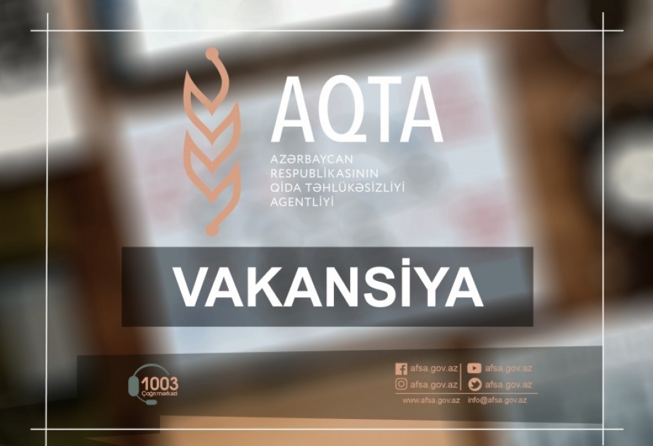 AQTA vakant yerlərə işçi qəbulu elan edir
