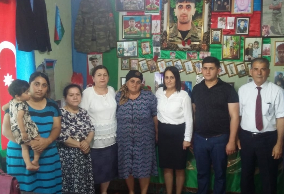 Astaralı ziyalılar şəhid ailələrinin üzvləri və qazilərlə görüşüblər