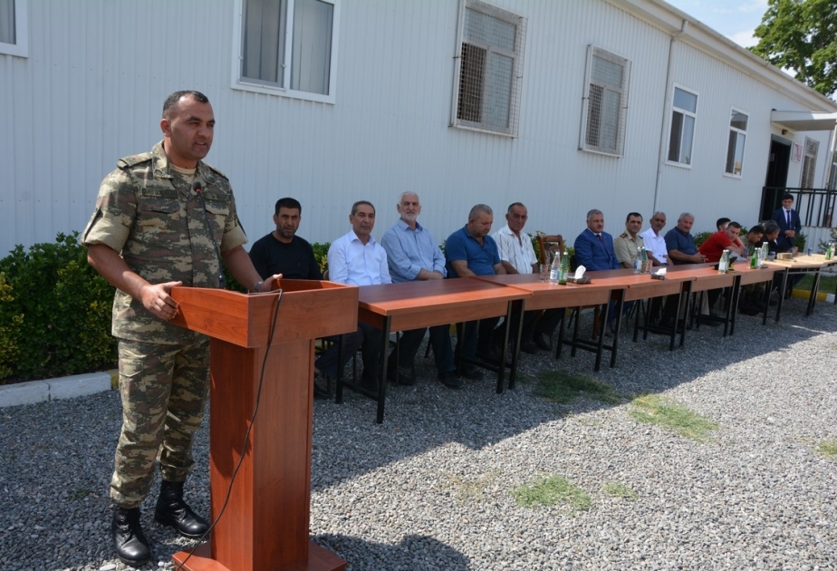 Tərtərdəki hərbi hissələrdə Silahlı Qüvvələr Günü münasibətilə bayram tədbirləri təşkil olunub