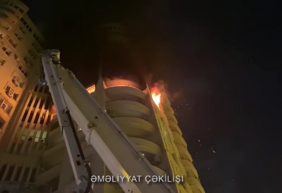 FHN Yasamal rayonundakı yanğınla bağlı yeni məlumat yayıb VİDEO
