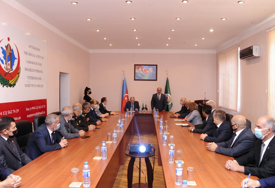 Azərbaycan Qarabağ Müharibəsi Əlilləri, Veteranları və Şəhid Ailələri İctimai Birliyi Silahlı Qüvvələr Günü münasibətilə tədbir keçirib