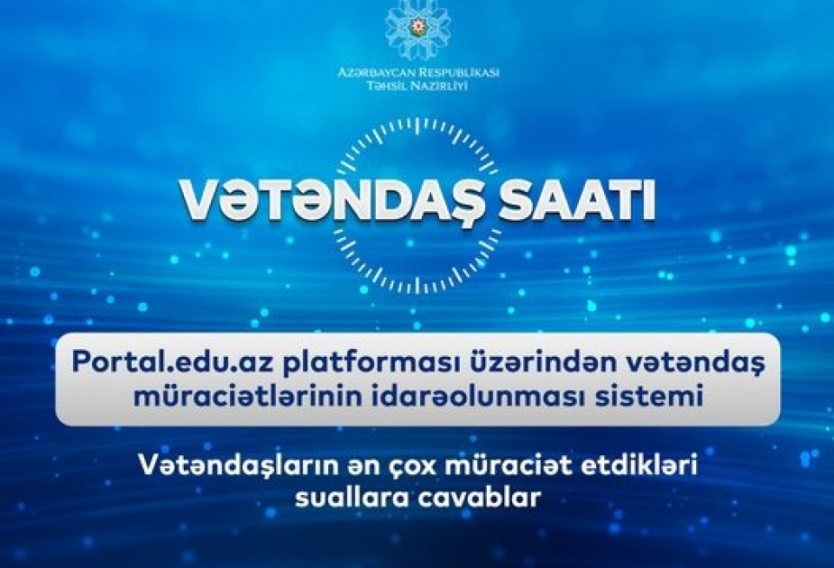“Vətəndaş saatı” proqramının növbəti buraxılışı yayımlanacaq