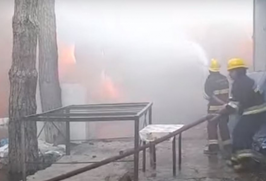 FHN İmişlidəki bazarda baş vermiş yanğının söndürülməsi barədə məlumat yayıb VİDEO