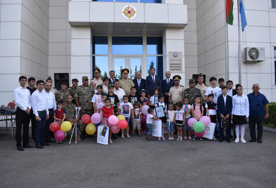FHN Qarabağ Regional Mərkəzində şəhid və qazi övladları üçün “Açıq qapı günü” keçirilib VİDEO
