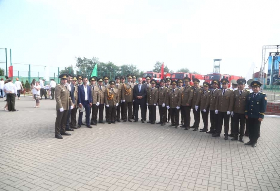 Belarus Fövqəladə Hallar Nazirliyinin Mülki Müdafiə Universitetində məzunların buraxılış mərasimi keçirilib