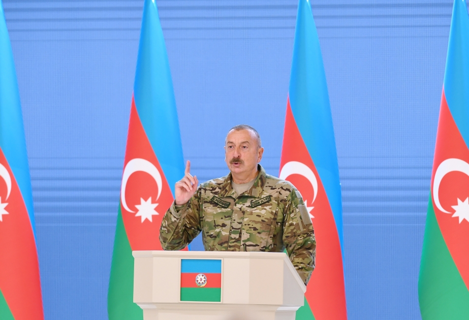 Prezident: Mən dəfələrlə demişdim ki, nəyin bahasına olursa-olsun öz ərazi bütövlüyümüzü bərpa edəcəyik