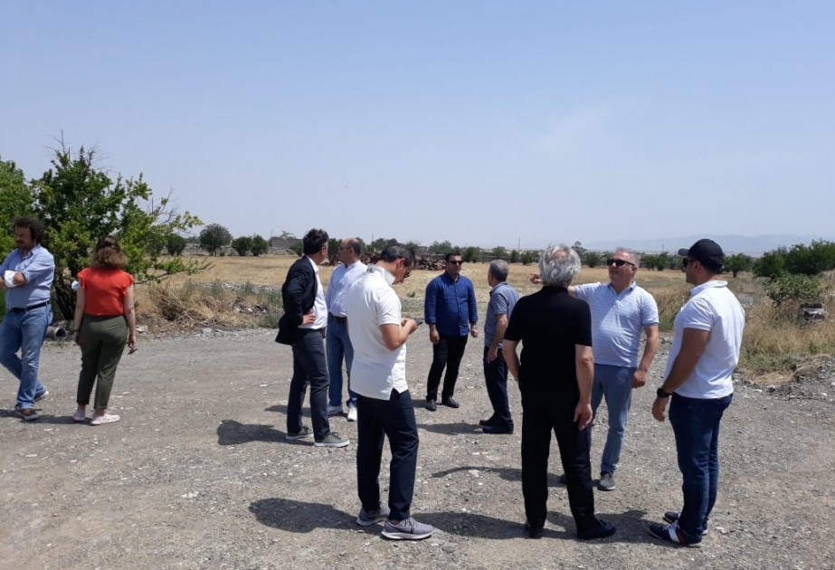 Ahmet Misbah Demircanın rəhbərlik etdiyi nümayəndə heyətinin işğaldan azad edilmiş Ağdama səfəri başlayıb