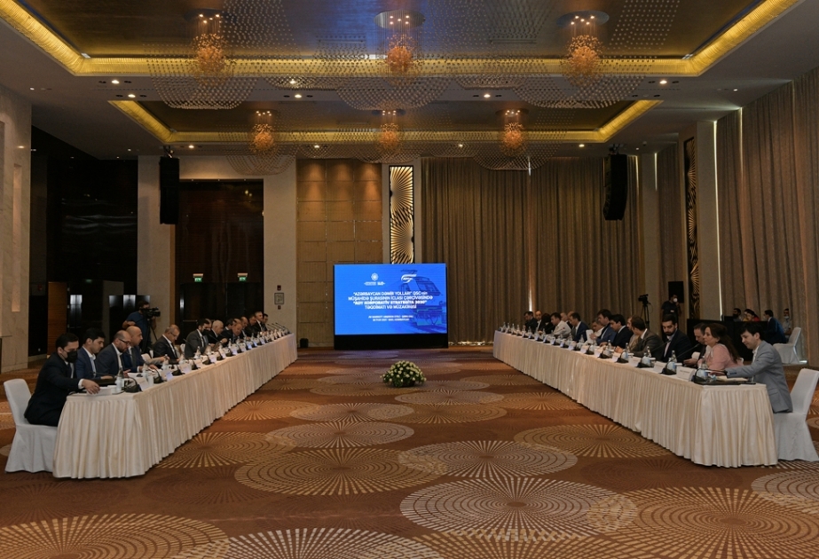 “Azərbaycan Dəmir Yolları” QSC-nin “2030 Korporativ Strategiya”sına dair müzakirələr aparılıb